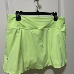 Lululemon yellow tennis/golf skirt